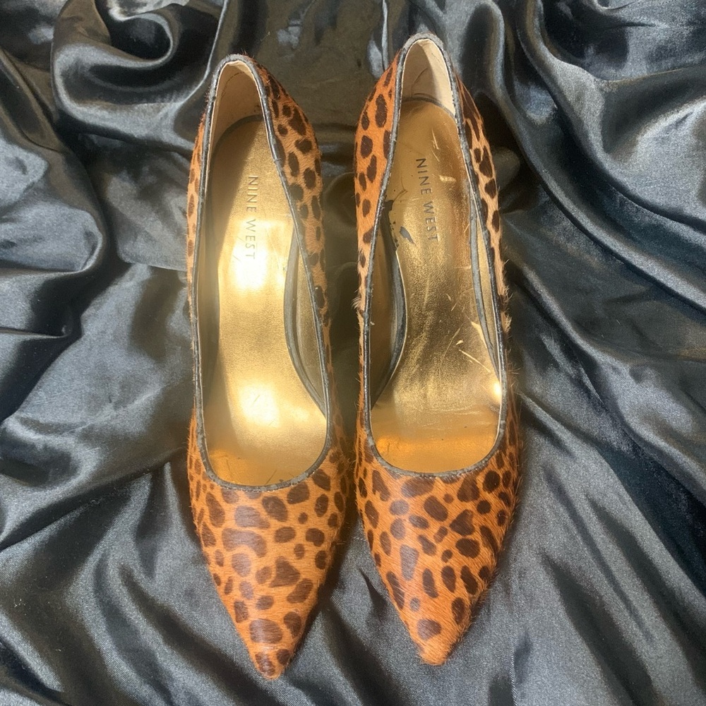 Women’s Nine West Cheetah Print Pointed Heel